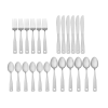 International Silver Piccadilly 24-Piece Flatware Set with Wire Caddy