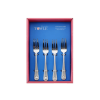 Towle Everyday Antigua Frost Set of 4 Appetizer Forks