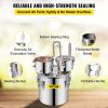 8Gal Home Use Moonshine Still Brewing Stainless Steel Water Wine Alcohol Double Keg