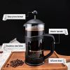 Mini French Press Coffee Maker 1 Cups, 12oz Coffee Press, Perfect for Coffee Lover Gifts Morning Coffee, Maximum Flavor Coffee Brewer with Stainless S